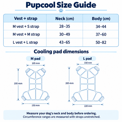 Pupcool Dog Cooling Vest